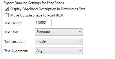 Edgeband Drawing Text