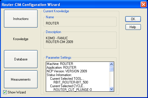 Configuration Wizard Knowledge