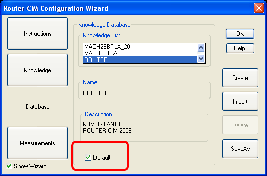 Set Default Knowledge Base