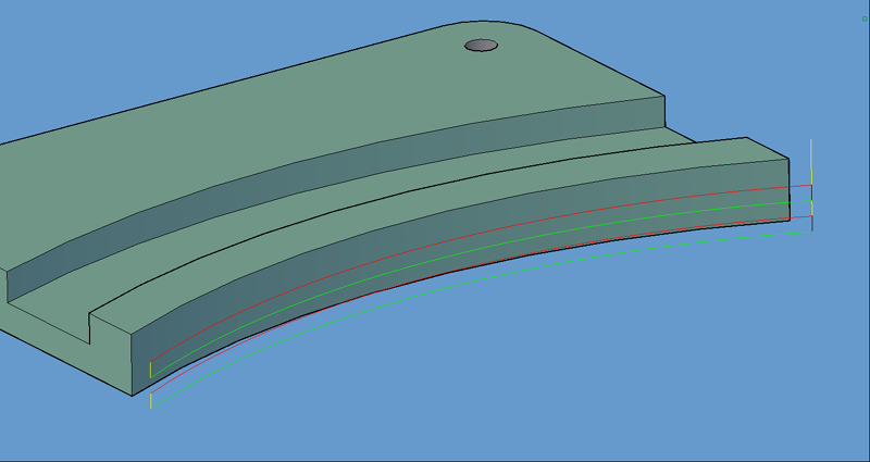 Profile ZigZag tool path