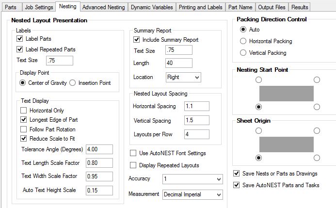 Nesting_Tab_General