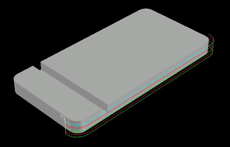 Profile ZigZag tool path