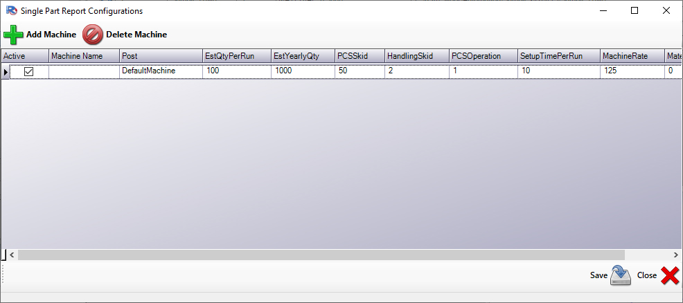 SinglePartConfig-Window