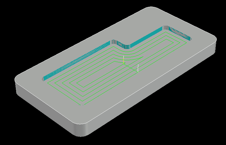 Spiral Pocket tool path