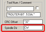 Spindle Clockwise