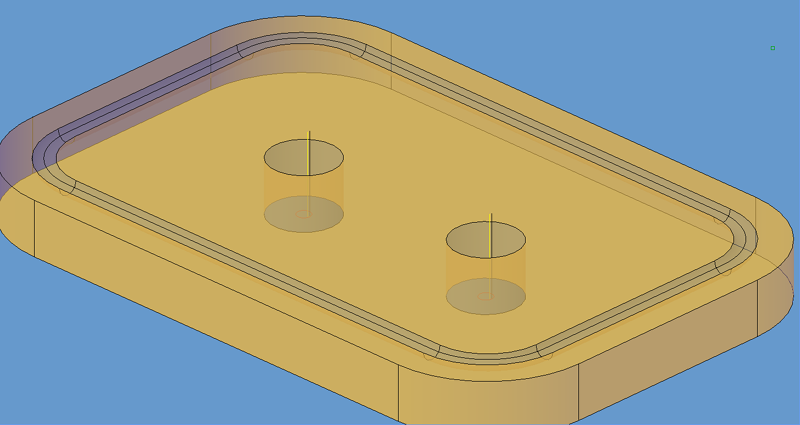 Drill-Interpolation cut cycle.