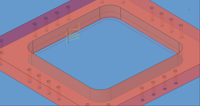 No-Retract-Inside cut cycle.