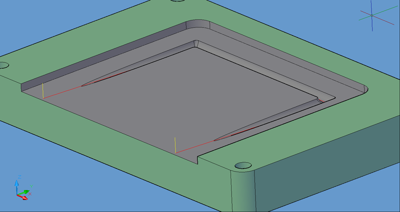 3D Poly Center tool path