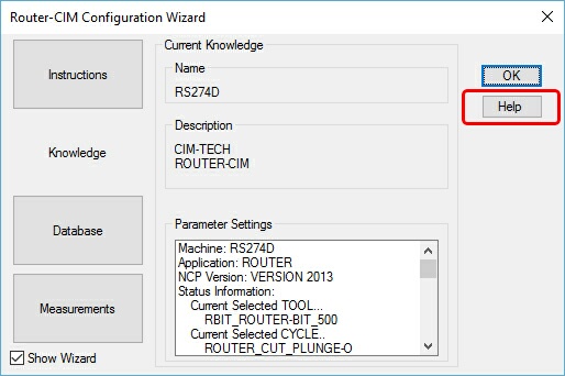 Configuration Wizard Help