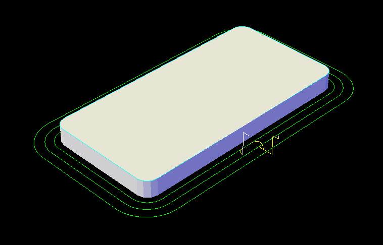 Multi-Pass Outside cut