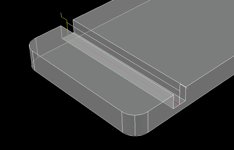 Center-Line Cut tool paths