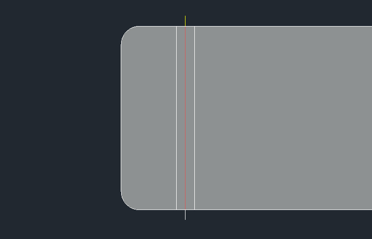 Center-Line Cut Tool Path