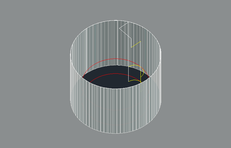 Drill-Interpolation Cut Cycle