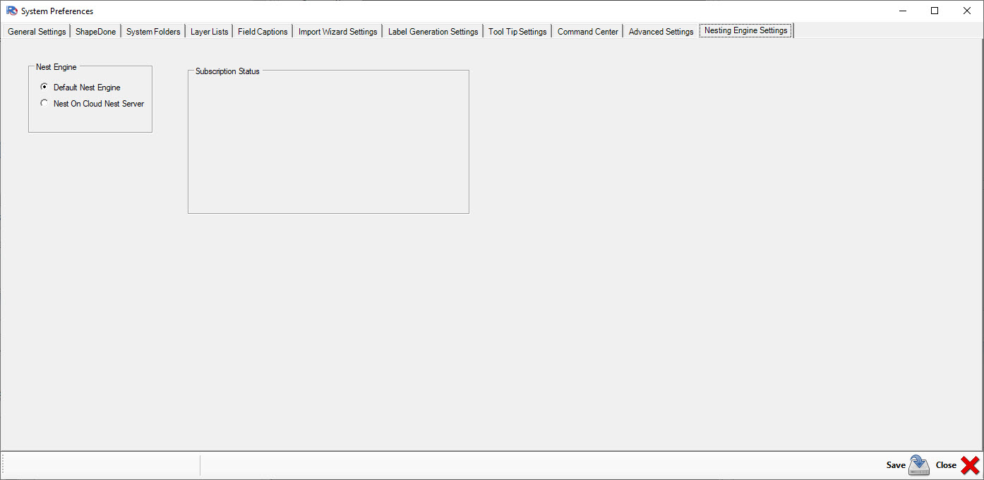 Settings_Nesting_Engine