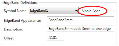 AREC Edgeband Single Edge