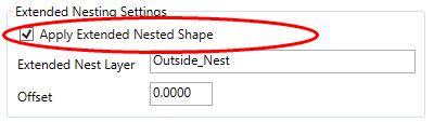 Extended Nesting Shape